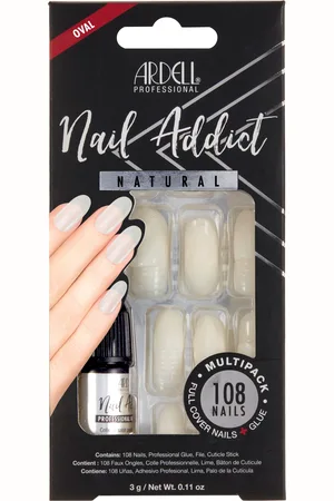 Ardell Nail Addict Natural Multipack Oval