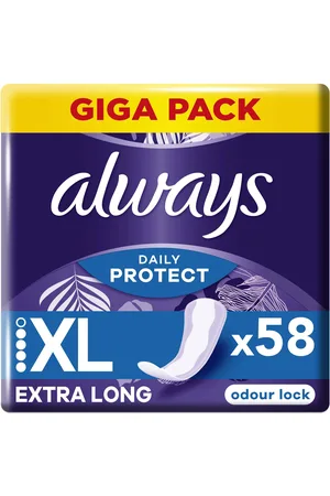 Always Daily Protect Extra Long Odour Lock Panty Liners