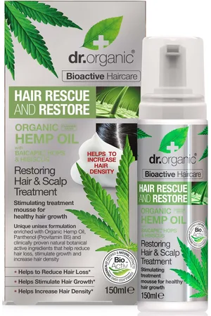 Dr Organic Hemp Oil Hair & Scalp Treatment Mousse 150 ml