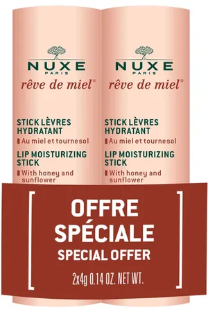 Nuxe Rêve de miel Lip Moisturizing Stick Duopack