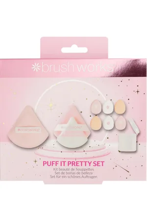 Brushworks Puff It Pretty Set