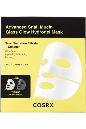 COSRX Advanced Snail Mucin Glass Glow Hydrogel Mask 3 St.