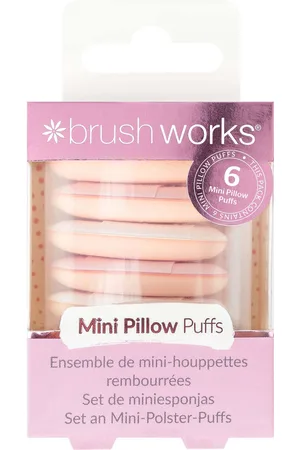 Brushworks Mini Pillow Puffs 6-pack