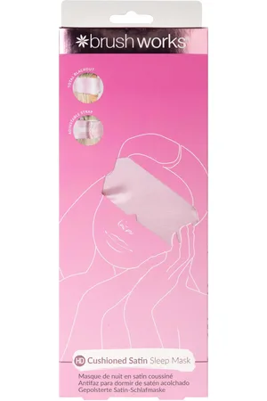 Brushworks Cushioned Satin Sleep Mask