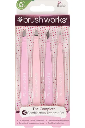 Brushworks The Complete HD Combination Tweezer Set