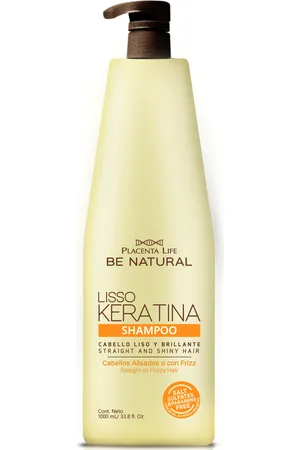 Be Natural Lisso Keratina Shampoo Fco X 1000 ml