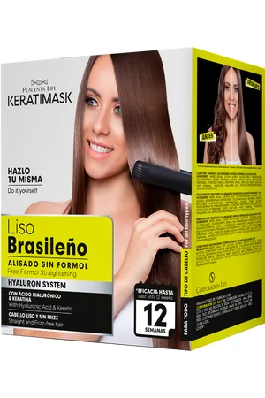 Be Natural Plife Keratimask Kit Liso Brasileño (Kit Retail) 240