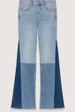 Maje Dreifarbige Patchwork-jeans