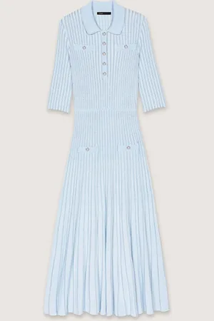 Maje Midikleid Aus Rippstrick