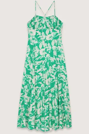 Maje Langes Bedrucktes Kleid