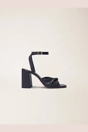 Maje Sandalen Aus Glattleder Mit Absatz