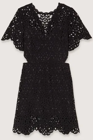 Maje Kurzes Gehäkeltes Kleid