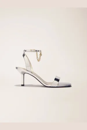 Maje Sandalen Mit Absatz Aus Leder
