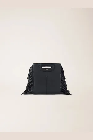 Maje Lederhandtasche Mit Kette