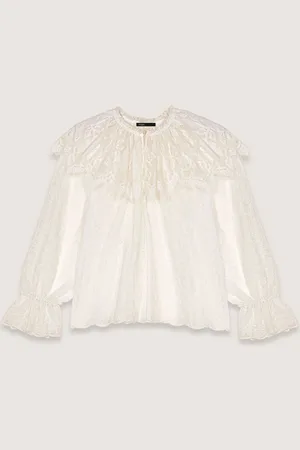 Maje Spitzentop