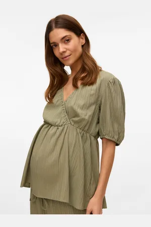 Mama;licious Normal Geschnitten Rundhals Top