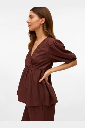 Mama;licious Normal Geschnitten Rundhals Top