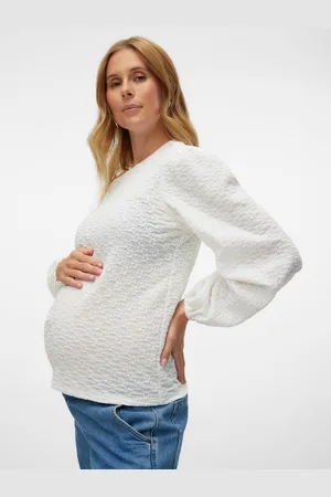 Mama;licious Normal Geschnitten Rundhals Top