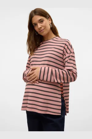 Mama;licious Normal Geschnitten Rundhals Top