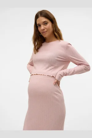 Mama;licious Normal Geschnitten Rundhals Top