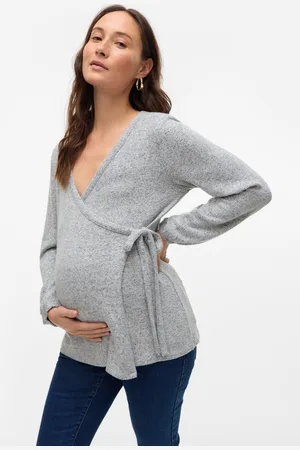 Mama;licious Normal Geschnitten V-ausschnitt Top