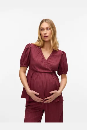 Mama;licious Normal Geschnitten Rundhals Top