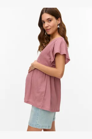 Mama;licious Normal Geschnitten V-ausschnitt Top