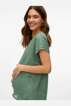 Mama;licious Normal Geschnitten Rundhals Top