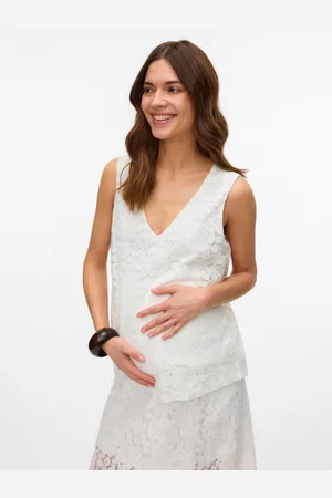 Mama;licious Normal Geschnitten V-ausschnitt Top