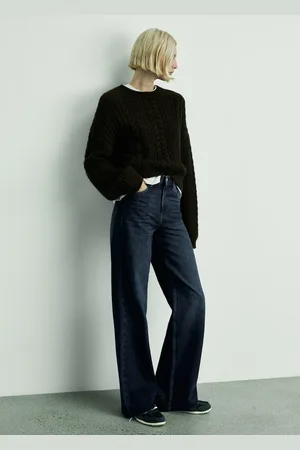 MANGO Wideleg-Jeans mit hoher Bundhöhe Danila - Damen - 42
