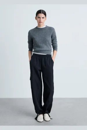 MANGO Cargohose mit verstellbarem Saum - Damen - M