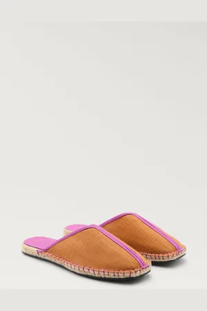 MANGO Pantolette mit kontrastfarbenem Detail - Damen - 37