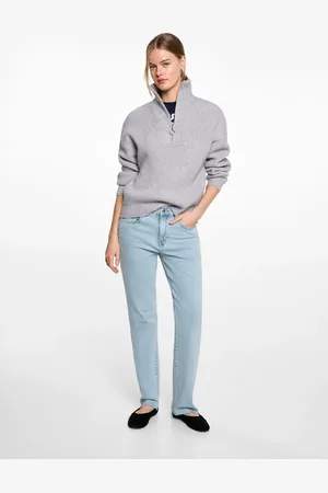 MANGO Straight Fit Jeans - Mädchen - XS
