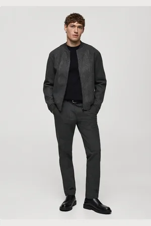 MANGO Flanellhose mit Prince-of-Wales-Check - Herren - 46