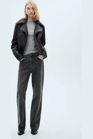 MANGO Doubleface-Jacke mit Ledereffekt - Damen - XXL
