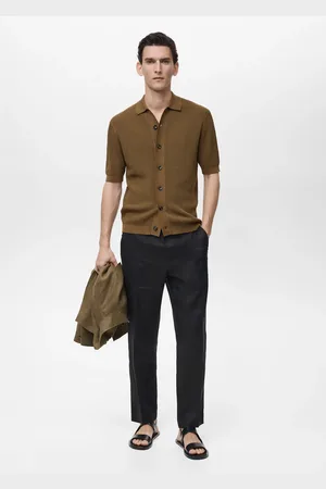 MANGO Regular Fit-Hose aus 100 % Leinen - Herren - 40