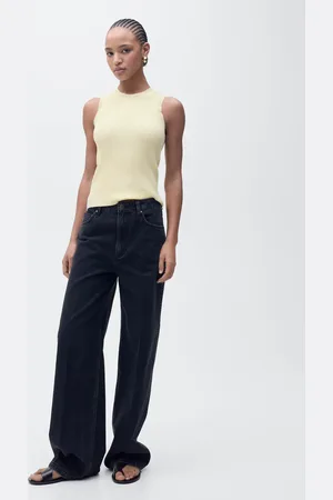 MANGO Strick-Top mit Rippstruktur - Damen - L