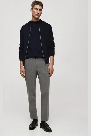 MANGO Slim-Comfort-Stretch-Hose Bologna in Cropped-Länge - Herren - 44