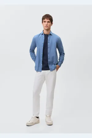 MANGO Unifarbene Chino-Hose - Junge - L