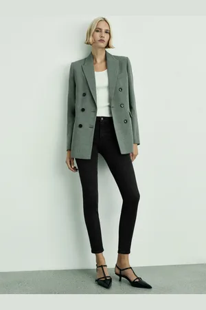 MANGO Skinny-Jeans mit mit mittlerer Bundhöhe - Damen - 52