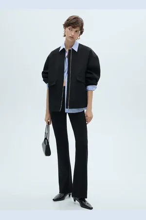 MANGO Ausgestellte Leggings - Damen - XS