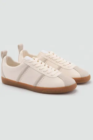MANGO Sneaker mit Kontrasteinsätzen - Damen - 35