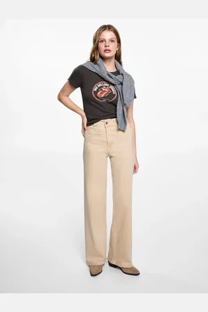 MANGO Wide Leg-Jeans - Mädchen - XS