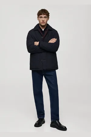 MANGO Zweifarbige Wendejacke in Stepp-Optik - Herren - M