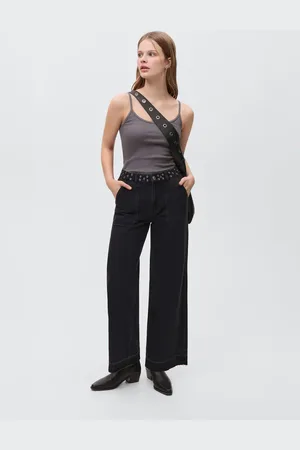 MANGO Wide Leg-Jeans - Mädchen - S
