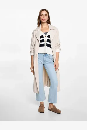 MANGO Kurze Flared-Jeans - Mädchen - S