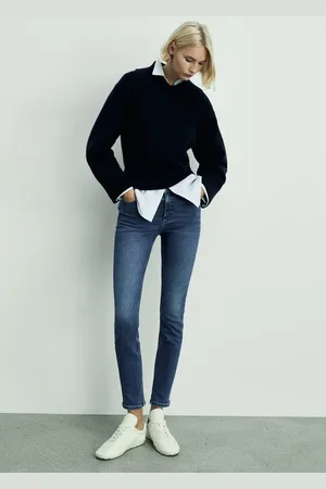 MANGO Skinny-Jeans mit mit mittlerer Bundhöhe - Damen - 44