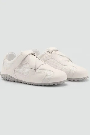 MANGO Canvas-Sneakers mit Leder - Damen - 38