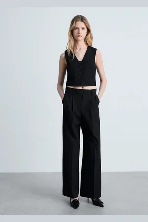 MANGO Kurze Anzugweste - Damen - L
