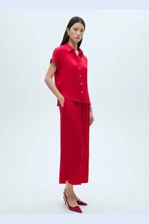 MANGO Fließende Palazzohose - Damen - S